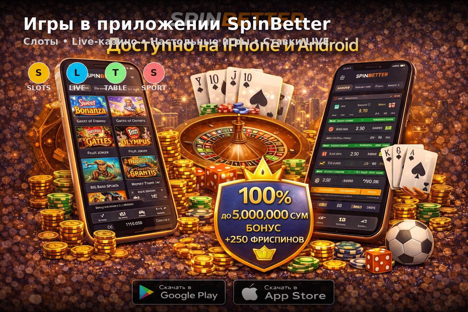 SpinBetter casino games